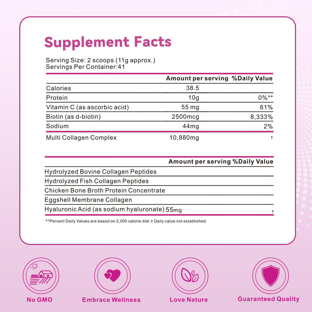 Mclovefy collagen powder stirred into a smoothie for a smooth, unflavored blend