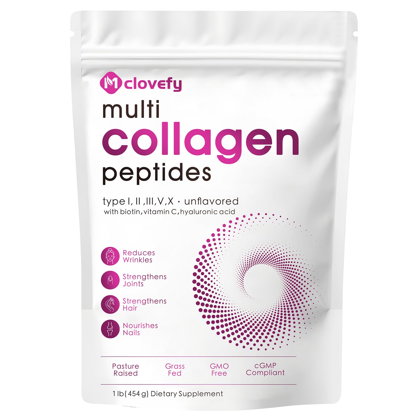 Mclovefy multi collagen powder tub ready for daily use