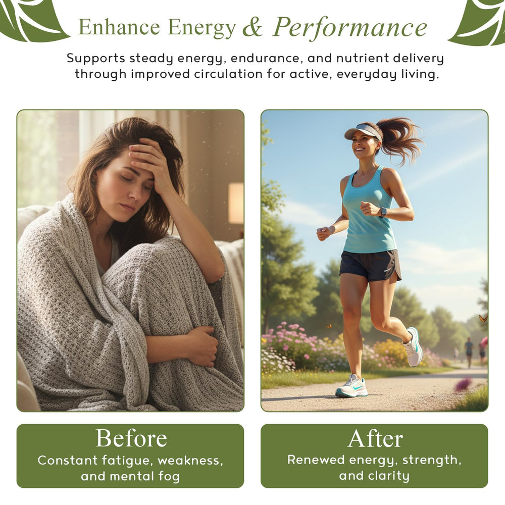 M.D. Blend ginger rhizome adds natural vitality and circulation aid.