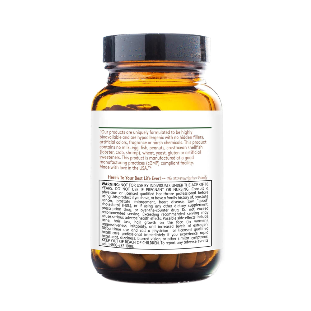 MD Prescriptives DHEA 25mg USA manufactured label, trusted quality