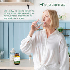 MD Prescriptives Pregnenolone vegan certification icon with clear ingredients