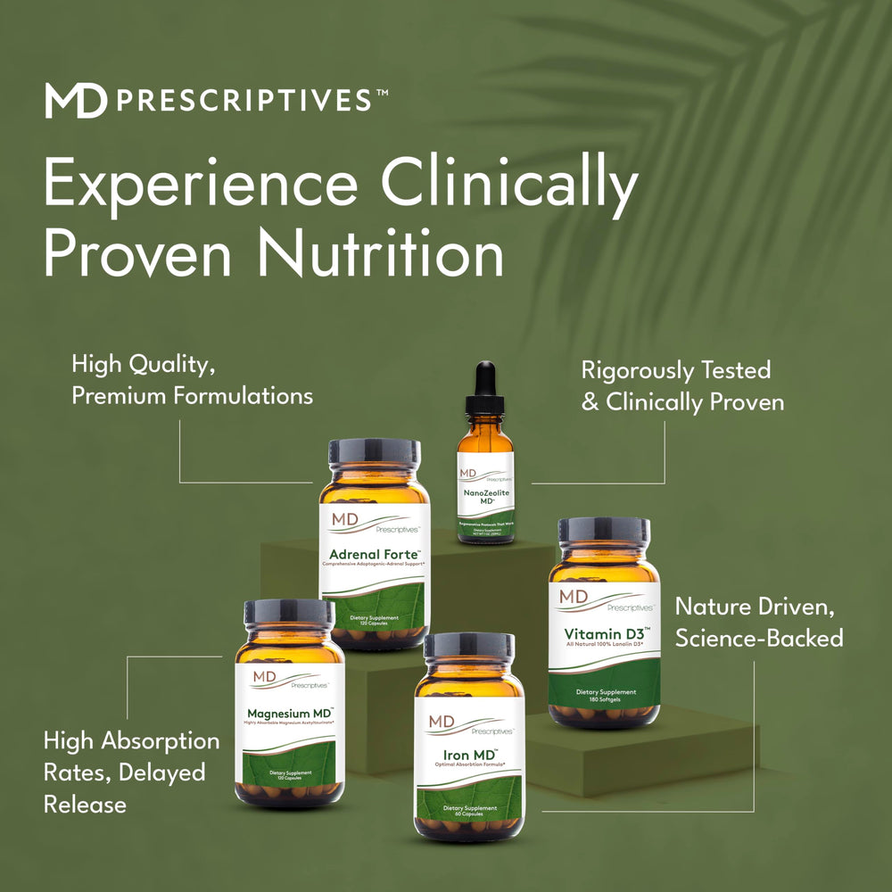 One daily MD Prescriptives Vitamin D3 softgel supports consistent vitamin D intake.