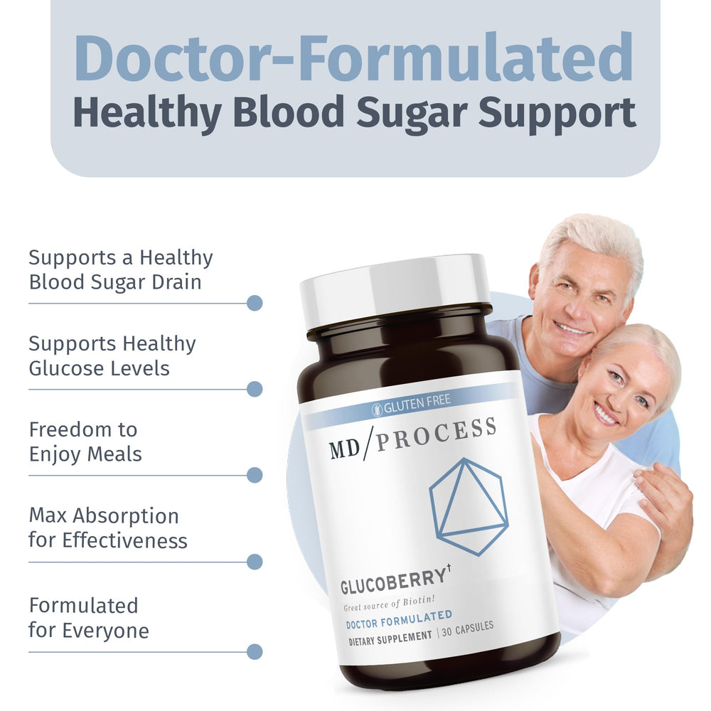 MD Process GlucoBerry chromium picolinate tablet for micronutrient support