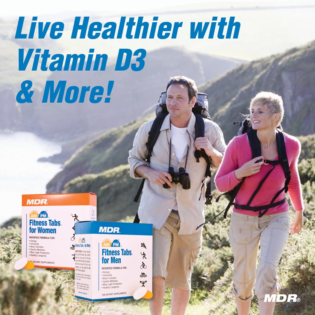MDR Fitness Tabs PM formula packaging designed for nighttime recovery.