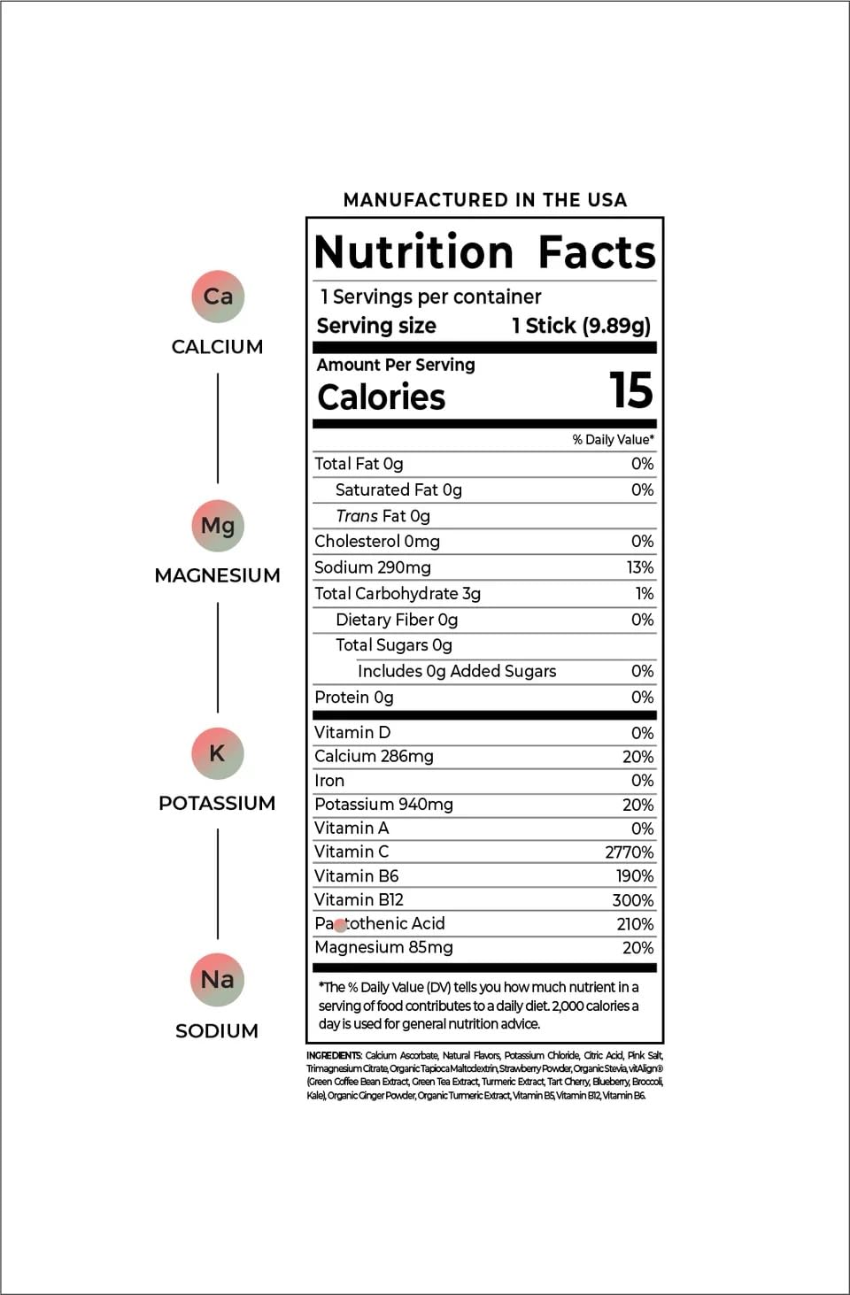 MDRN Hydration 1600mg electrolyte sticks for quick hydration and recovery.