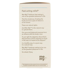 Me + My Gluten Assist label front showing natural ingredients.