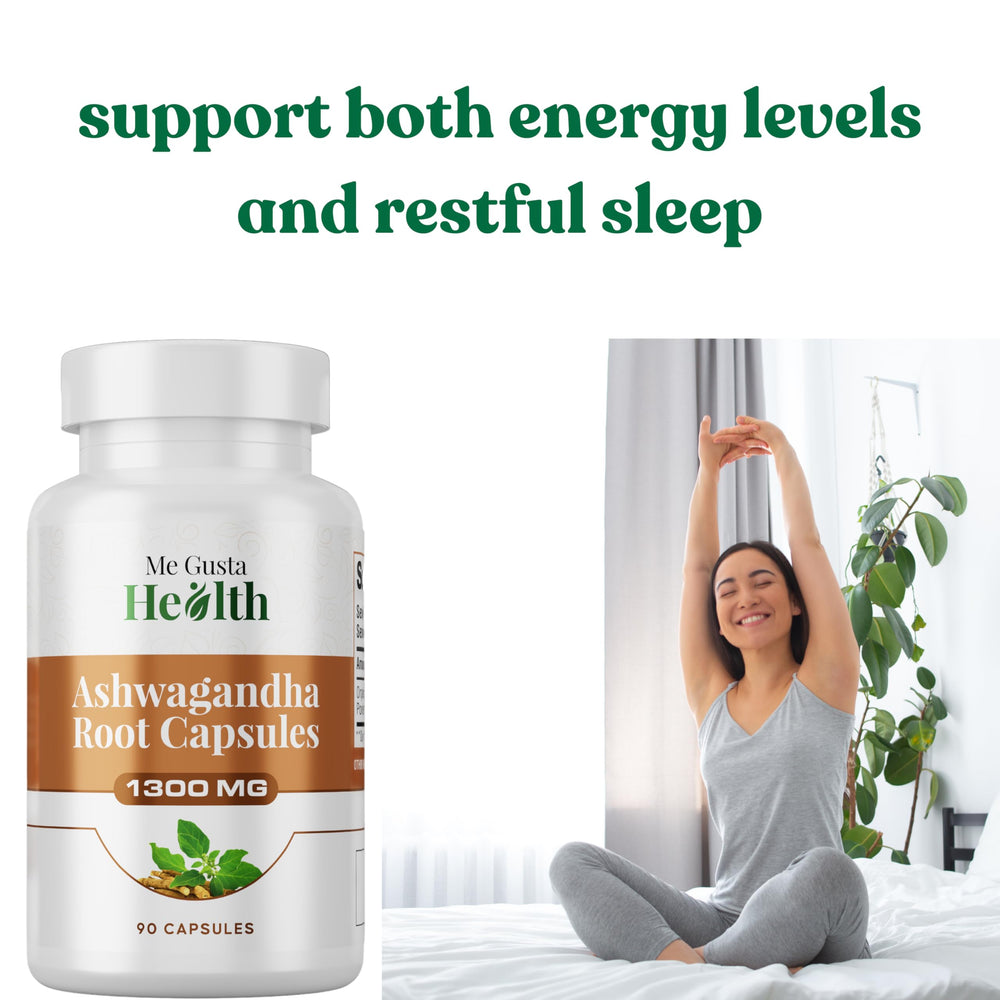 Evening routine with ME GUSTA HEALTH Ashwagandha capsules for potential sleep support