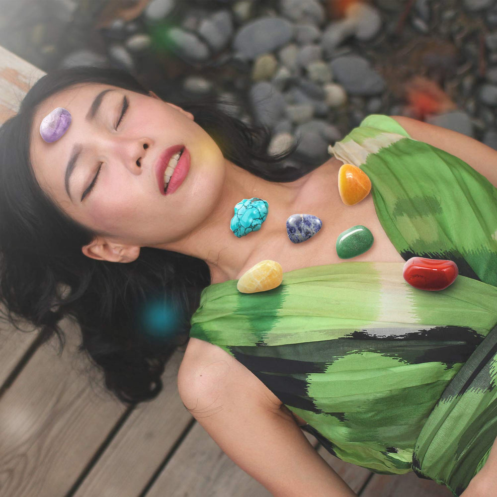 MECKA chakra stones yellow aventurine for creativity and optimism.
