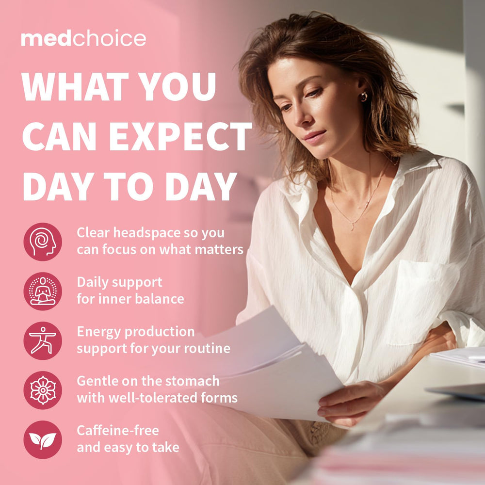 MedChoice ingredients blend including folate, vitamin D3, zinc, magnesium