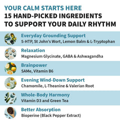 MEDCHOICE L-Theanine capsules arranged with label for calm focus