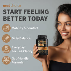 MEDCHOICE non-gmo formulation bottle-label communicates clean ingredients