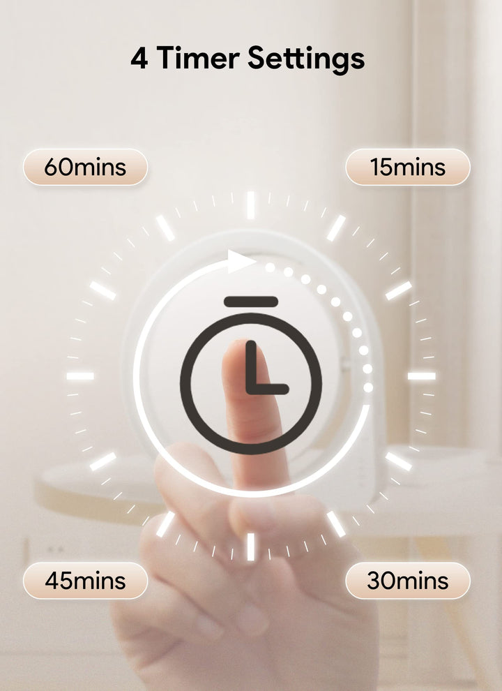 MediAcous lamp's 7.3-inch surface adjusts to 15-degree angles for precise lighting.