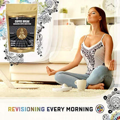 MEDICINAL FOODS Coffee Break spoon-dispense; precise measurement for quick, versatile caffeine-free rituals.