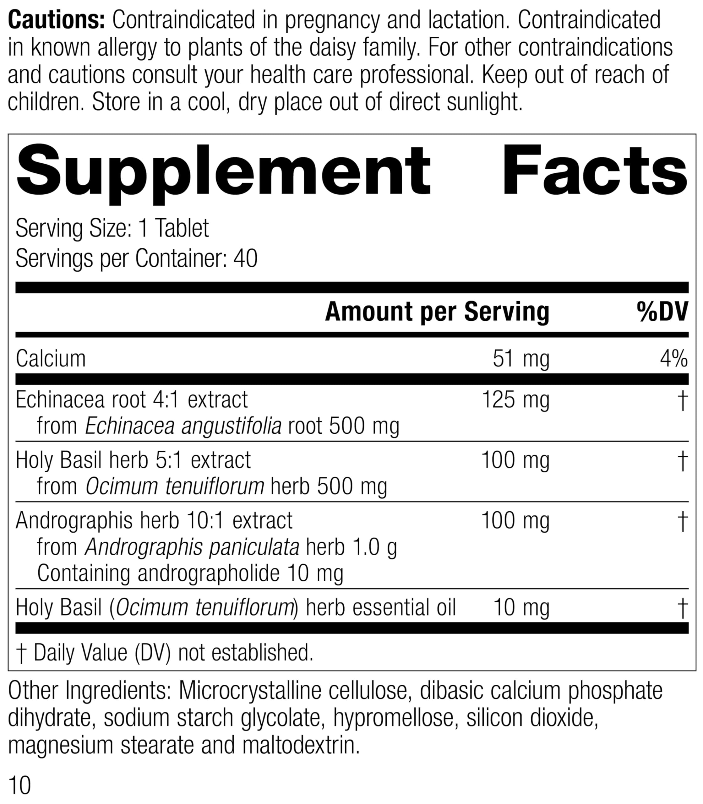 Mediherb Andrographis Complex tablets ready for daily wellness support.