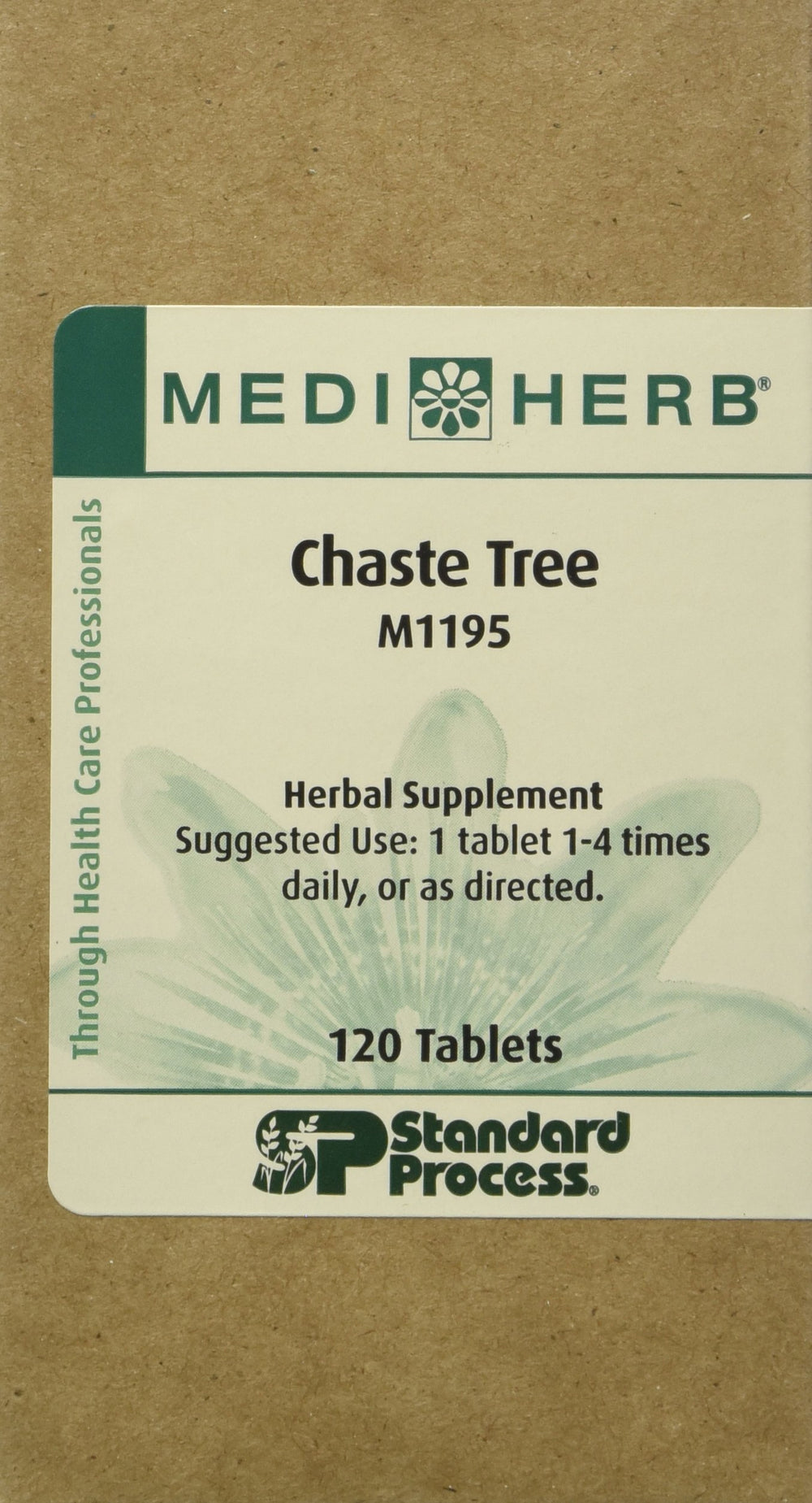 Mediherb Chaste Tree label showing herbal blend for endocrine support.