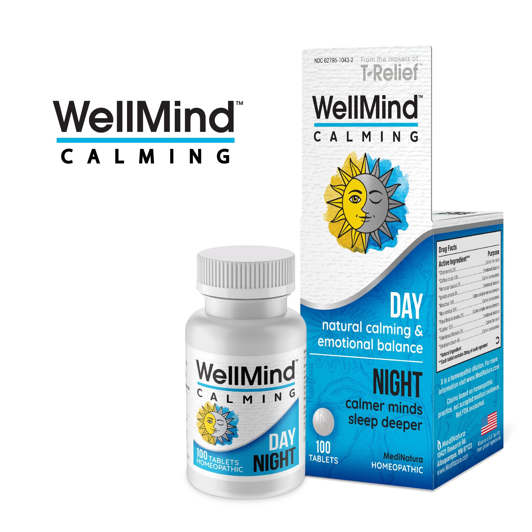 MediNatura WellMind evening relaxation scene supports quieter mind