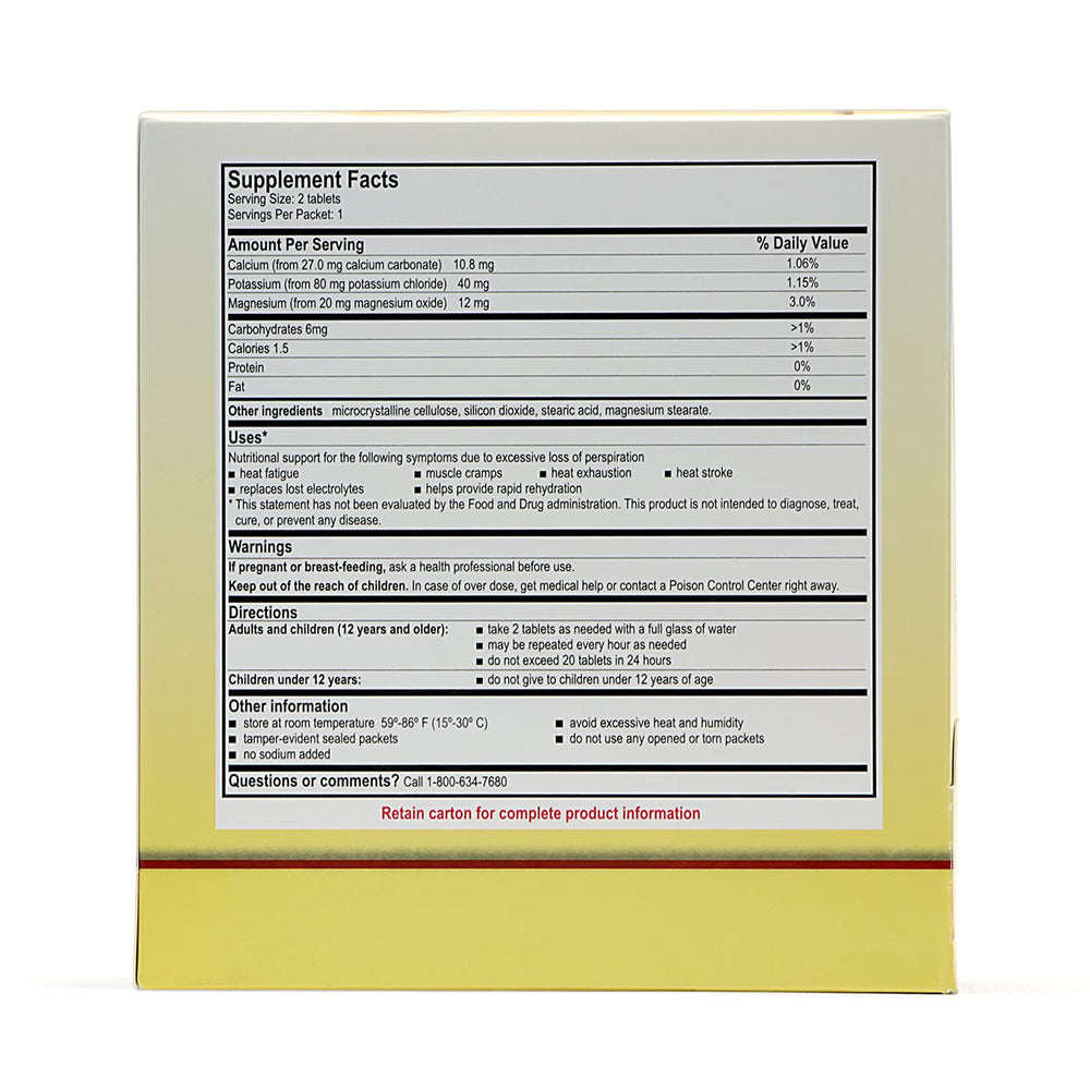 Medique Medi-Lyte no-sodium tablets highlight sugar-free hydration support.