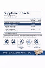 Close-up of MediMotility capsules highlighting plant-based gut comfort.