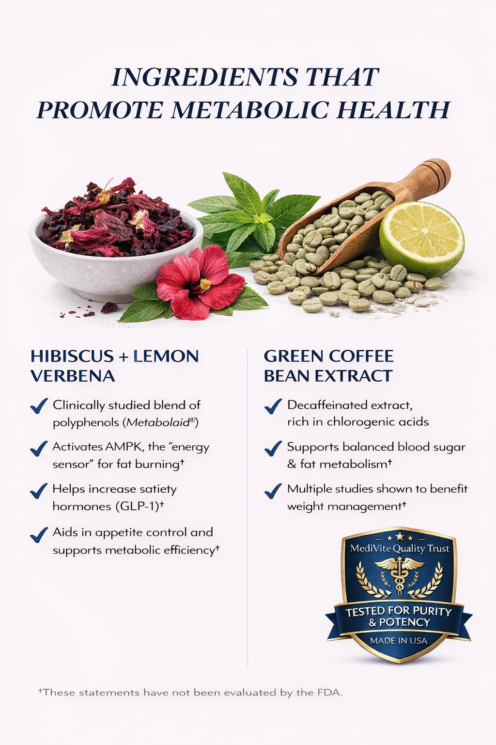 MediVite MediLeanPheno green coffee bean capsules illustrate metabolic boost