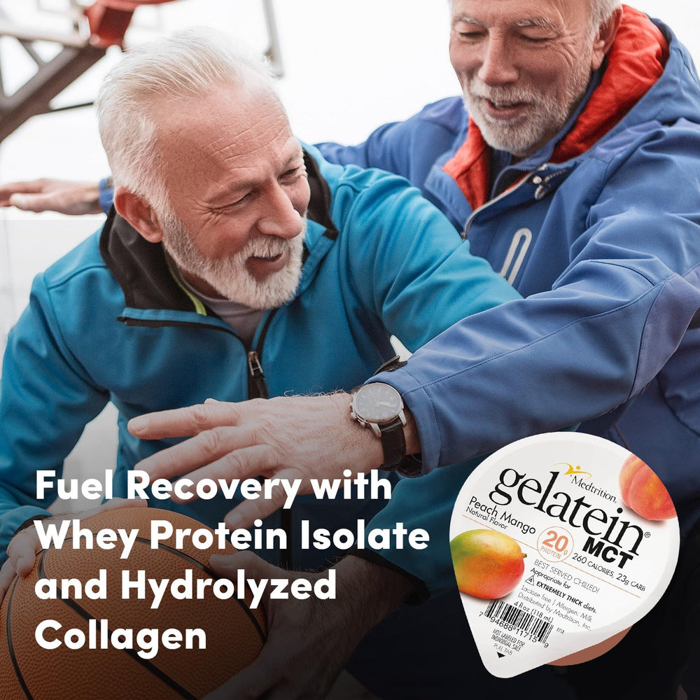 Medtrition Gelatein MCT Peach Mango lactose-free option for sensitive diets