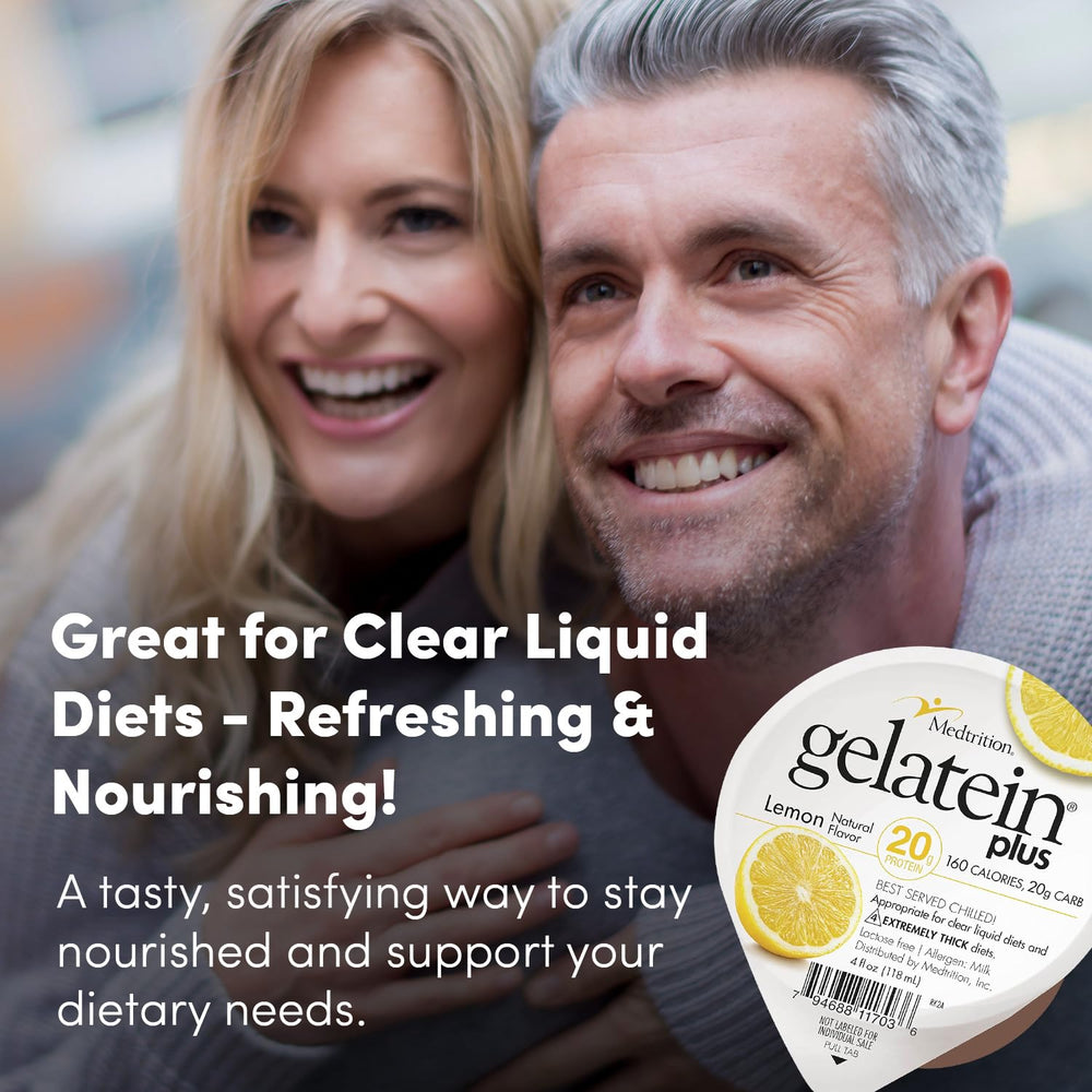 Medtrition ProSource Gelatein Plus Lemon dietary-use context in a plan