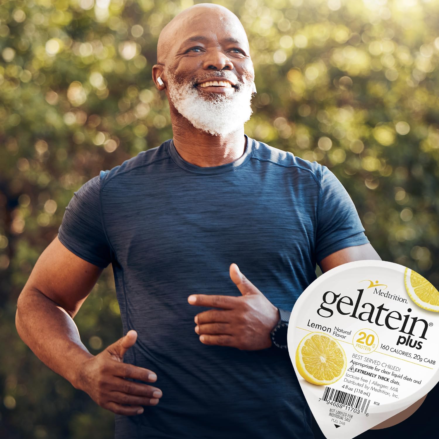 Medtrition ProSource Gelatein Plus Lemon sports snack setting after workout