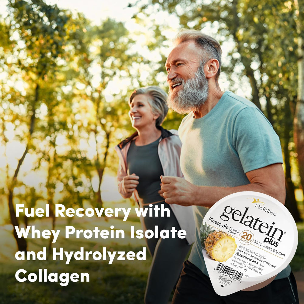 Pre/post-workout context with Medtrition ProSource Gelatein Plus Pineapple