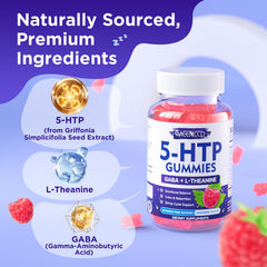 MEENCCD ingredients panel highlights GABA and L-Theanine for calm wind-down.