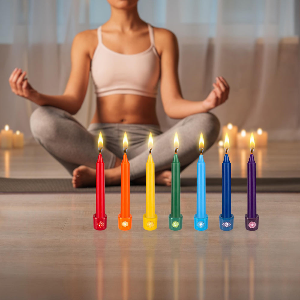 Mega Candles cotton wick candle promotes safe relaxing sessions