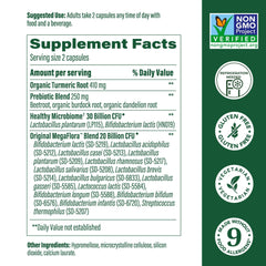 MegaFood MegaFlora 50B CFU capsules demonstrate high potency for gut support