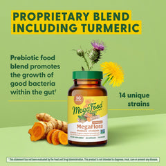 MegaFood MegaFlora prebiotic blend fuels beneficial gut bacteria