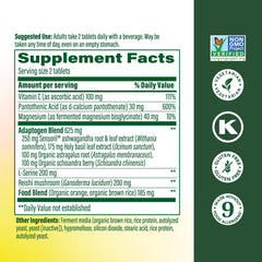 MegaFood Adrenal Strength tablets close-up for daily supplementation
