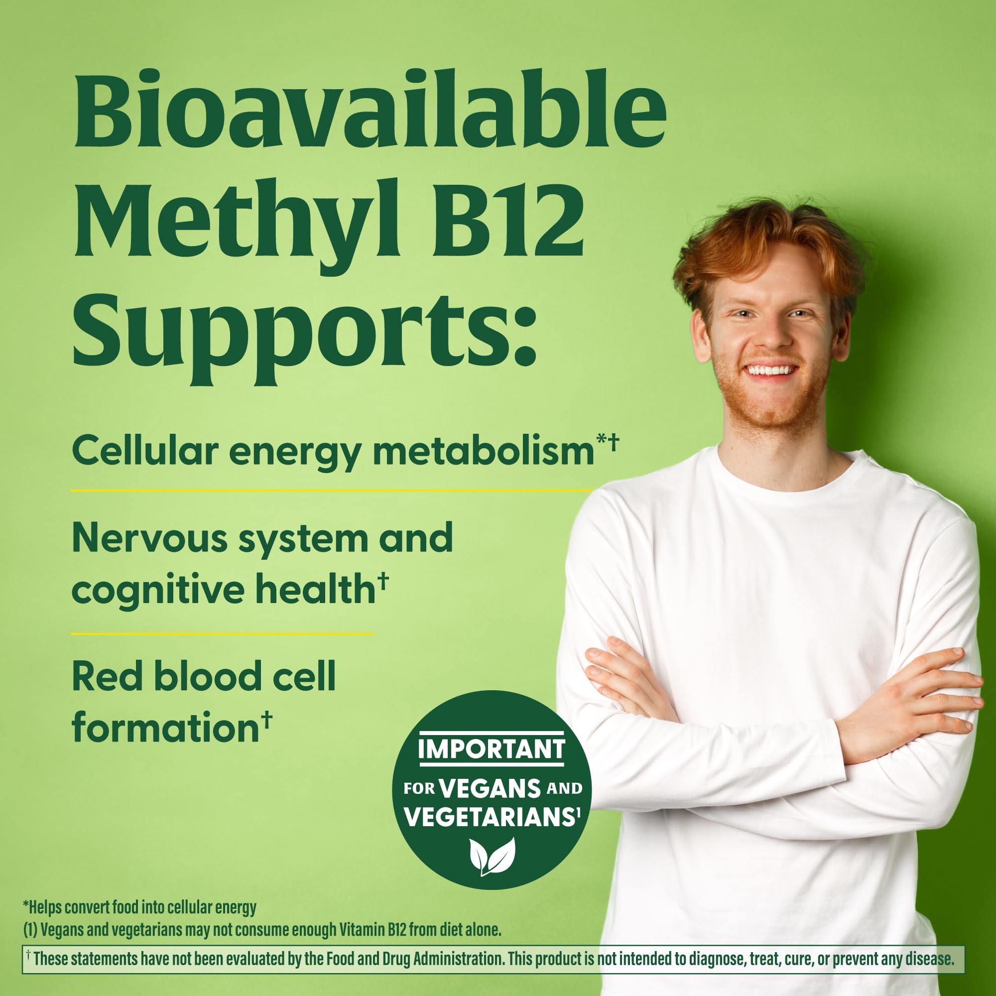 MegaFood B12 Energy Gummies texture close-up for convenient daily use and taste.