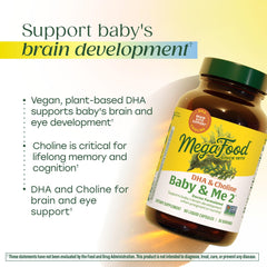 MegaFood Baby & Me 2 choline beadlets with slow-release nutrition