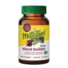 MegaFood Blood Builder iron tablets for gentle daily iron support
