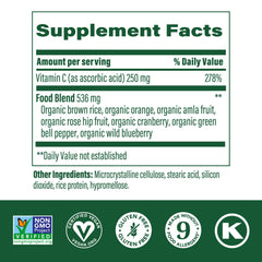 Close-up of MegaFood Complex C tablet for easy daily use