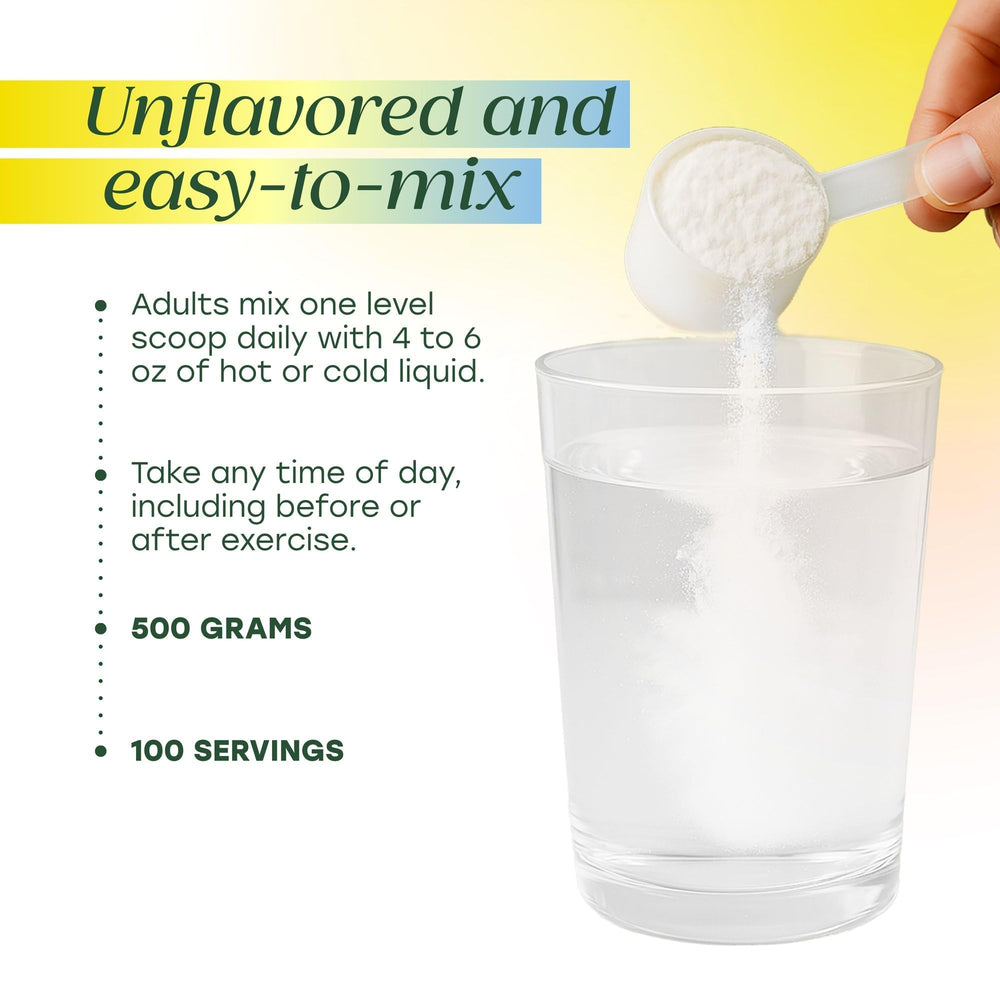 MegaFood powder near water bottle demonstrates post-workout energy support
