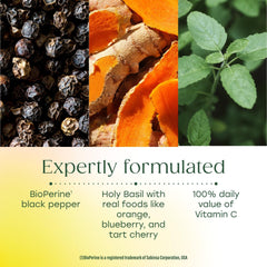 MegaFood Daily Turmeric Powder packaging shows the 2.08 oz bottle and servings.