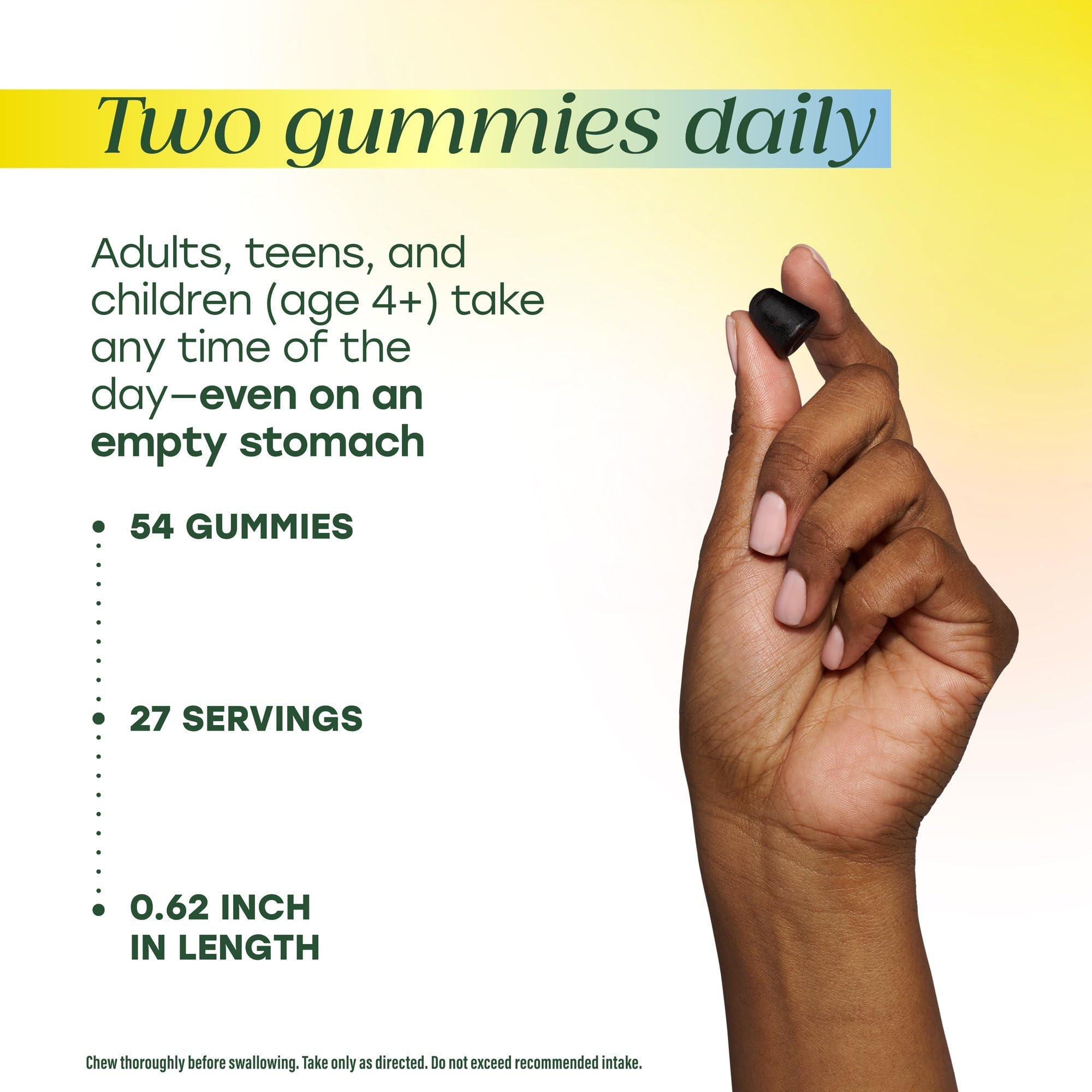 Family use of MegaFood Elderberry Gummies for adults, teens, and kids 4+
