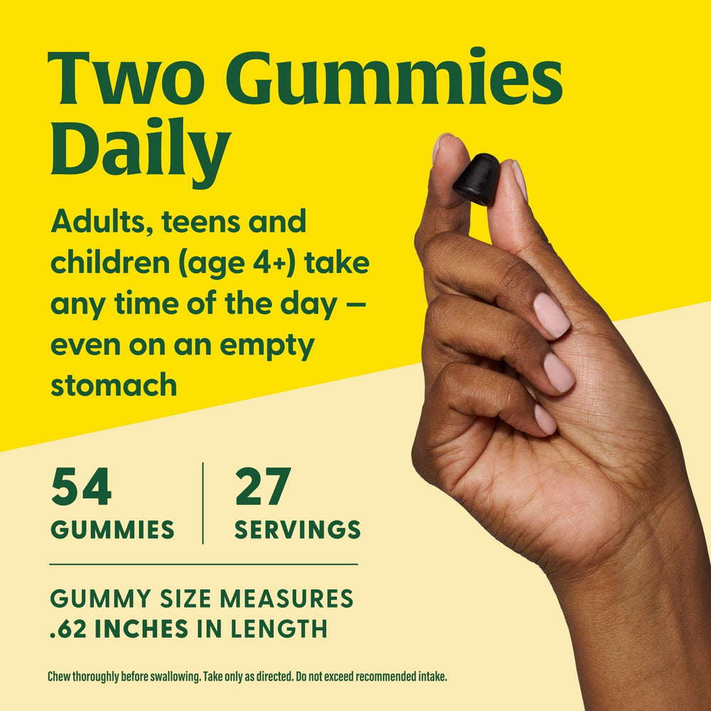 MegaFood elderberry immune gummies family-use scenario with adults and teens