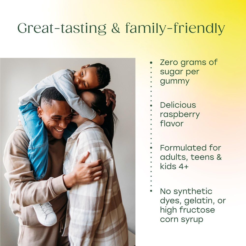 MegaFood Magnesium Citrate Gummies ingredients panel highlights vegan and allergen-free formula.