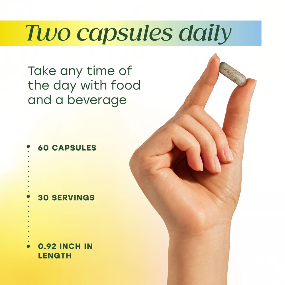 MegaFood magnesium citrate capsules illustrating heart and nerve health support