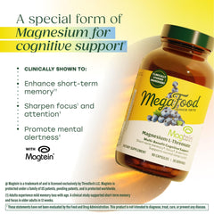 Blueberries with MegaFood Magtein for natural polyphenols supporting cognitive wellness.