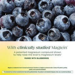 MegaFood Magtein vegan, gluten-free formula with clean ingredients.