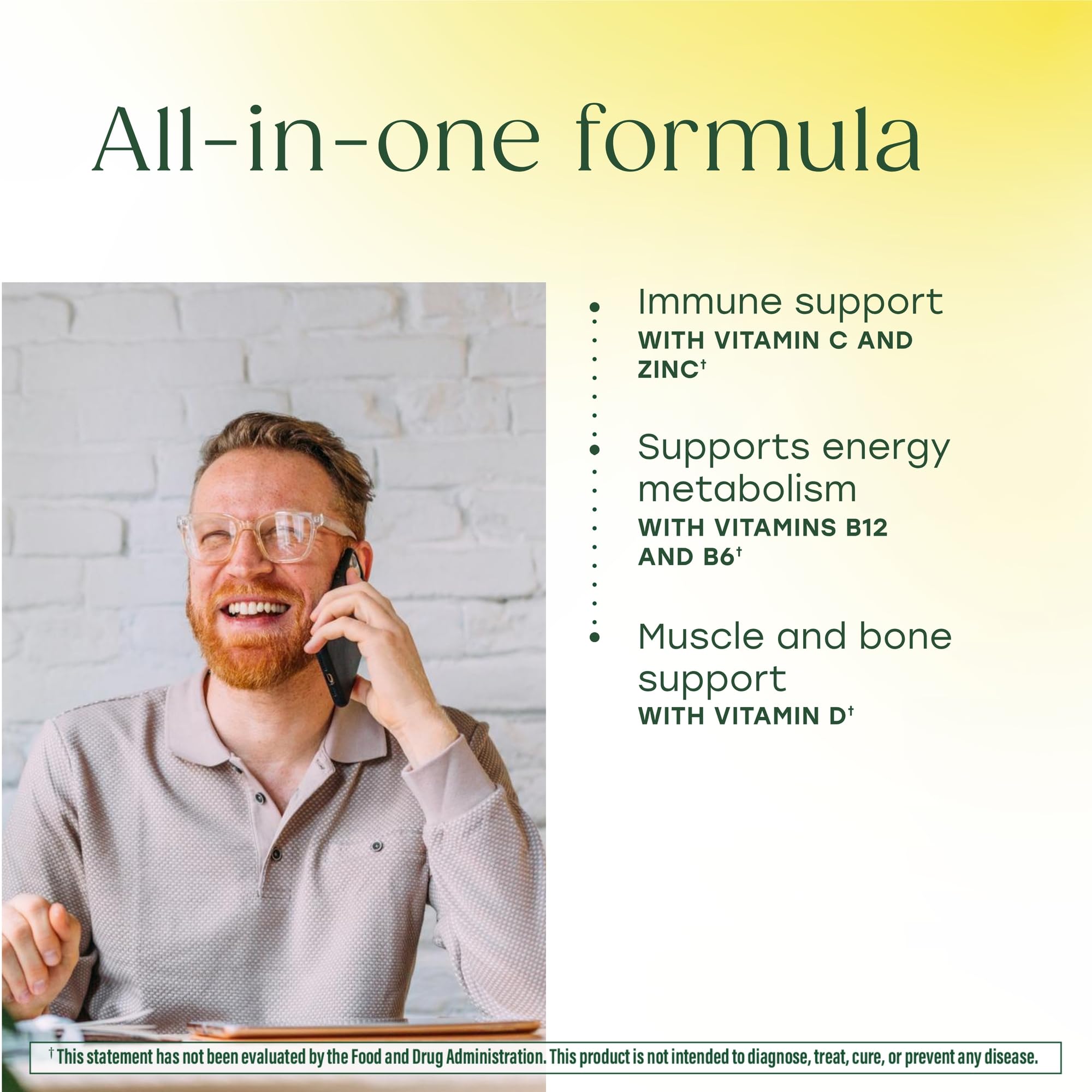 MegaFood Men Over 40 One Daily highlighting bioavailable nutrient forms for absorption