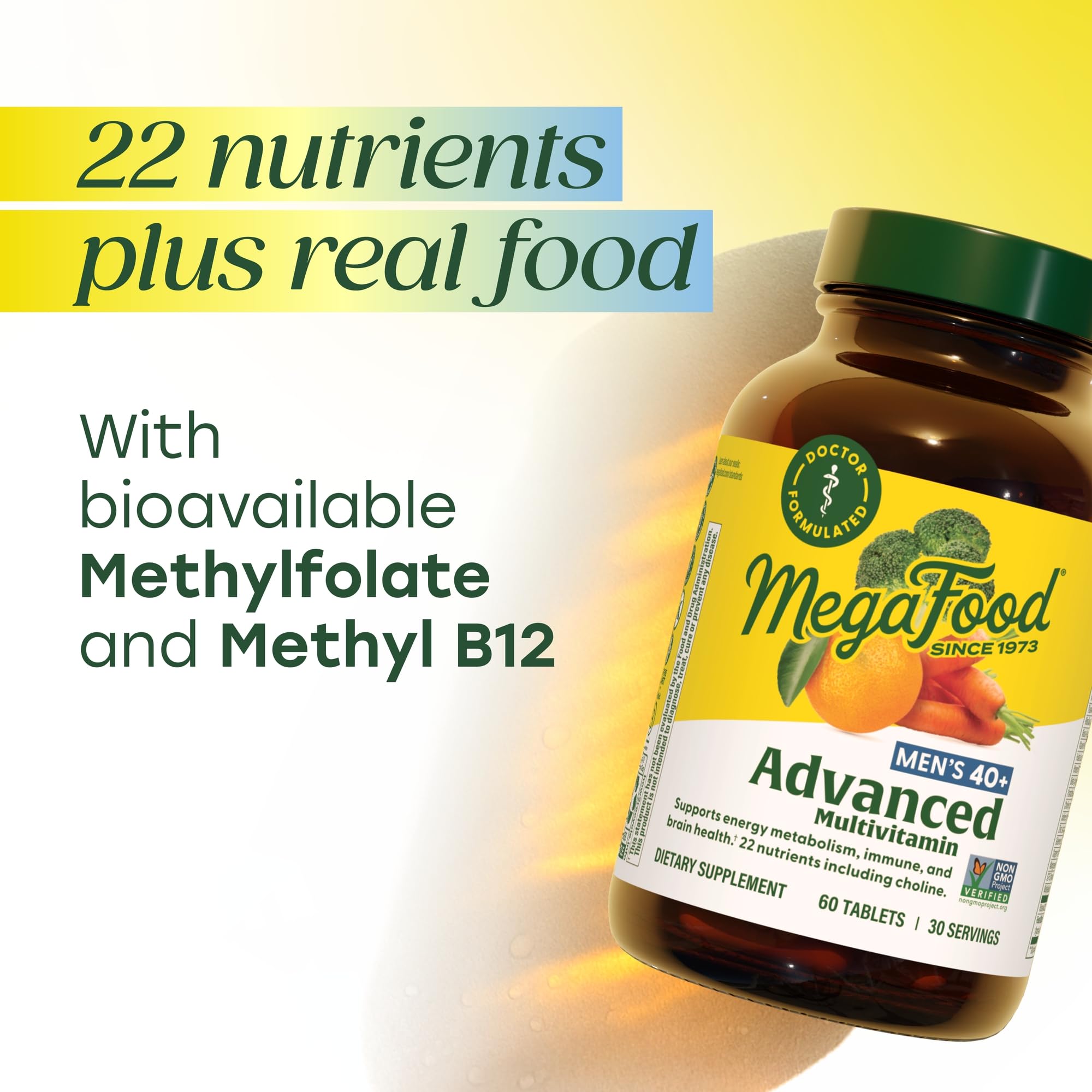 MegaFood methyl B12 form shown for bioavailable nutrition.