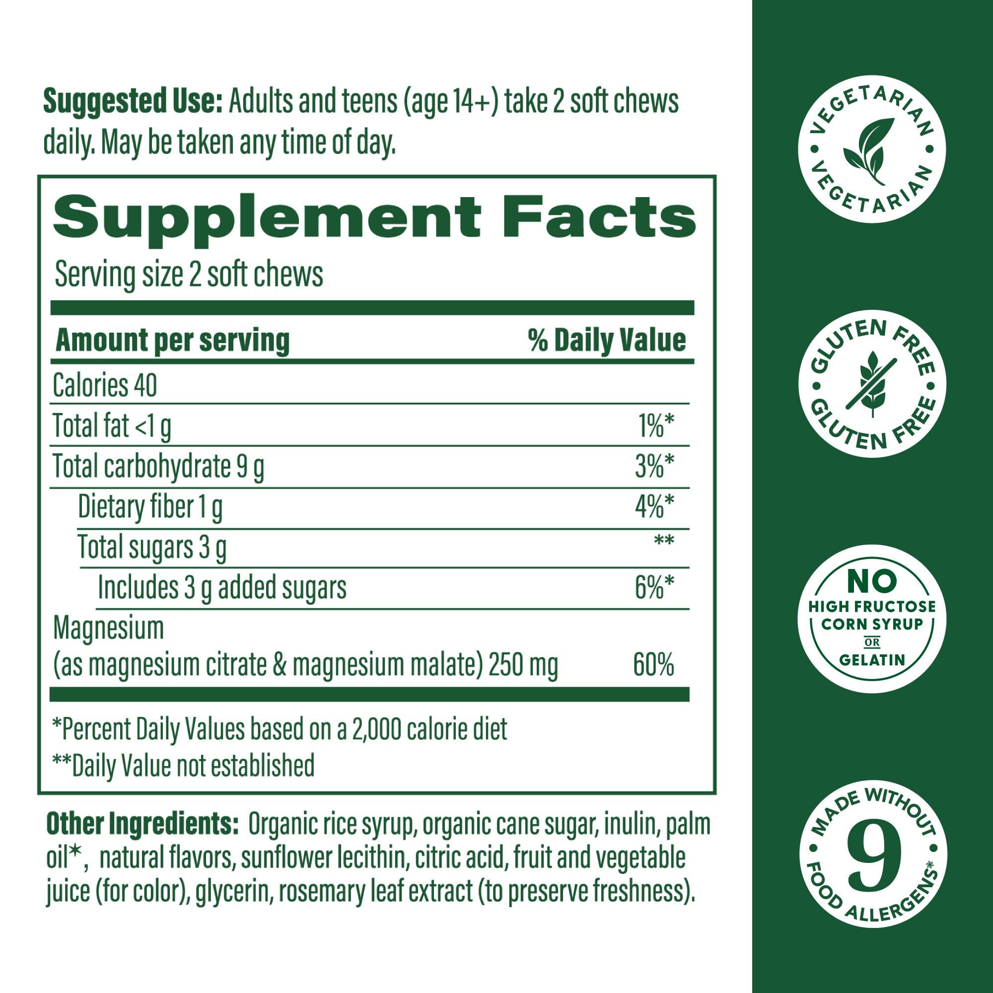 MegaFood Relax + Calm grape soft chews close-up highlighting tasty texture