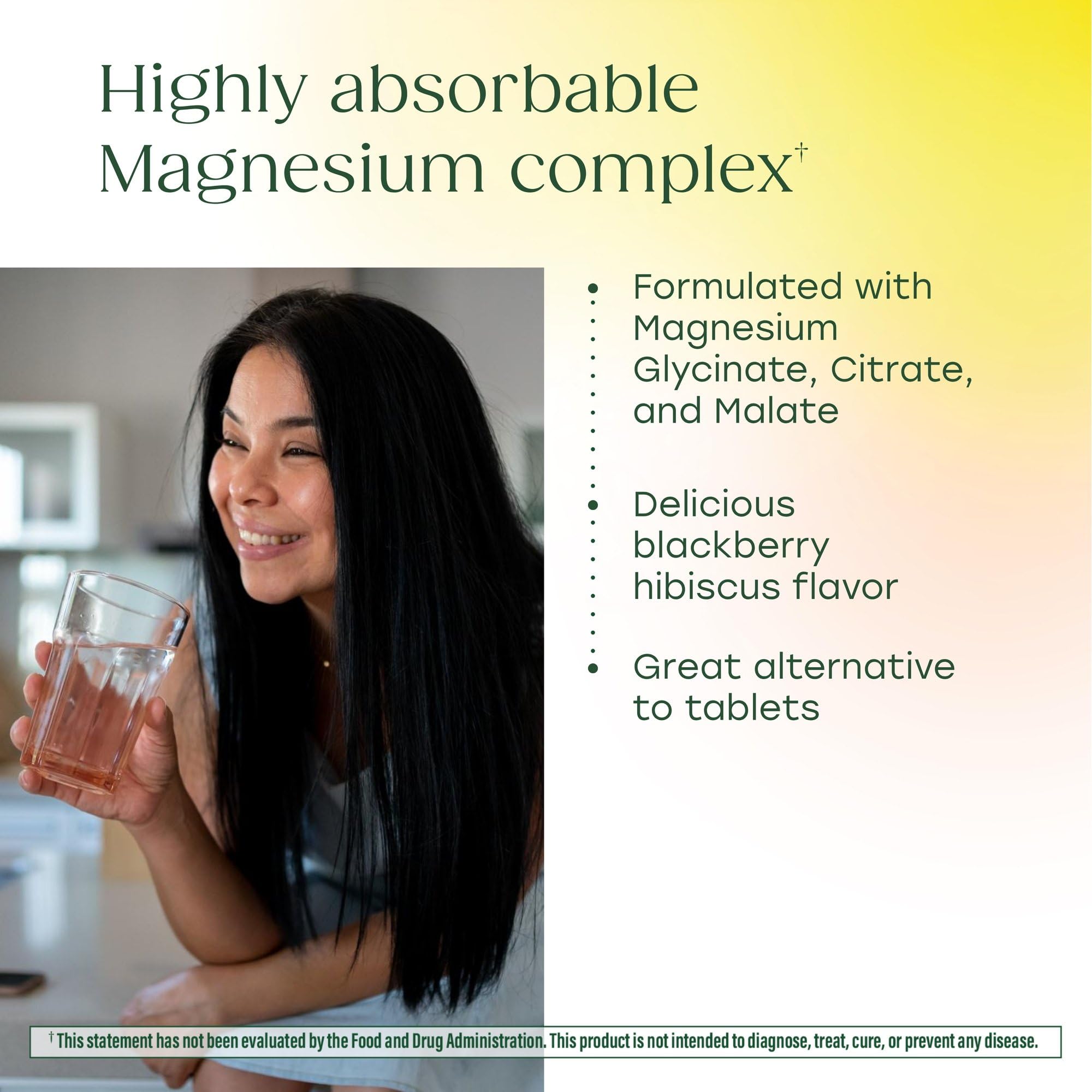Close-up of citrate, malate, and glycinate forms on MegaFood label.