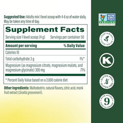 MegaFood Relax + Calm raspberry lemonade powder stirred in water for a refreshing experience.