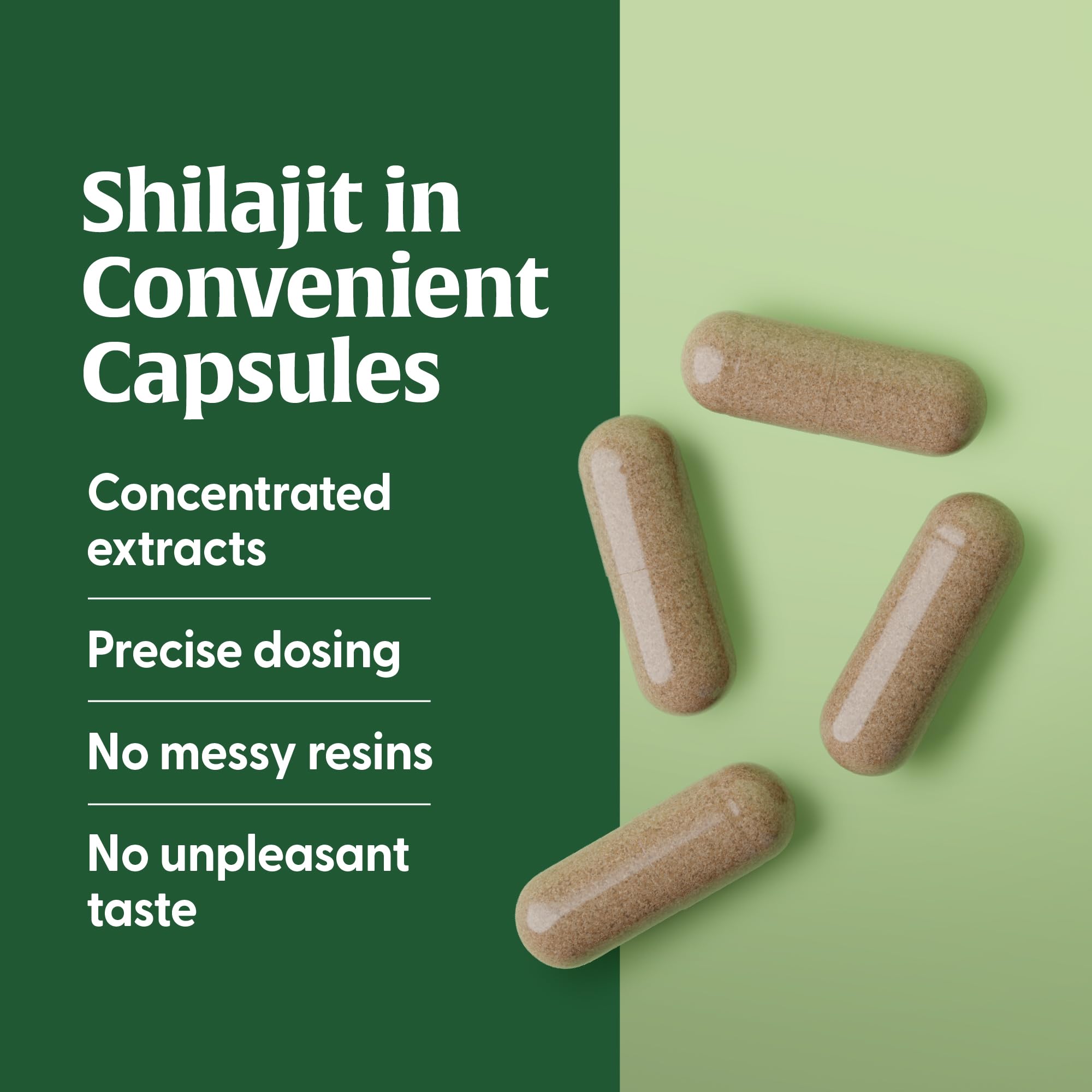 MegaFood Shilajit label close-up with ingredient details